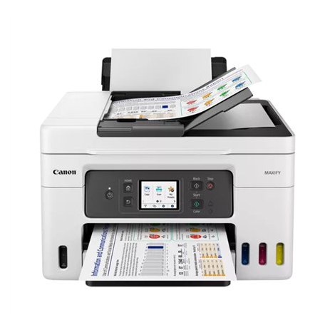 Black White A4/Legal GX4050 Colour Ink-jet Canon MAXIFY Fax / copier / printer / scanner - 2